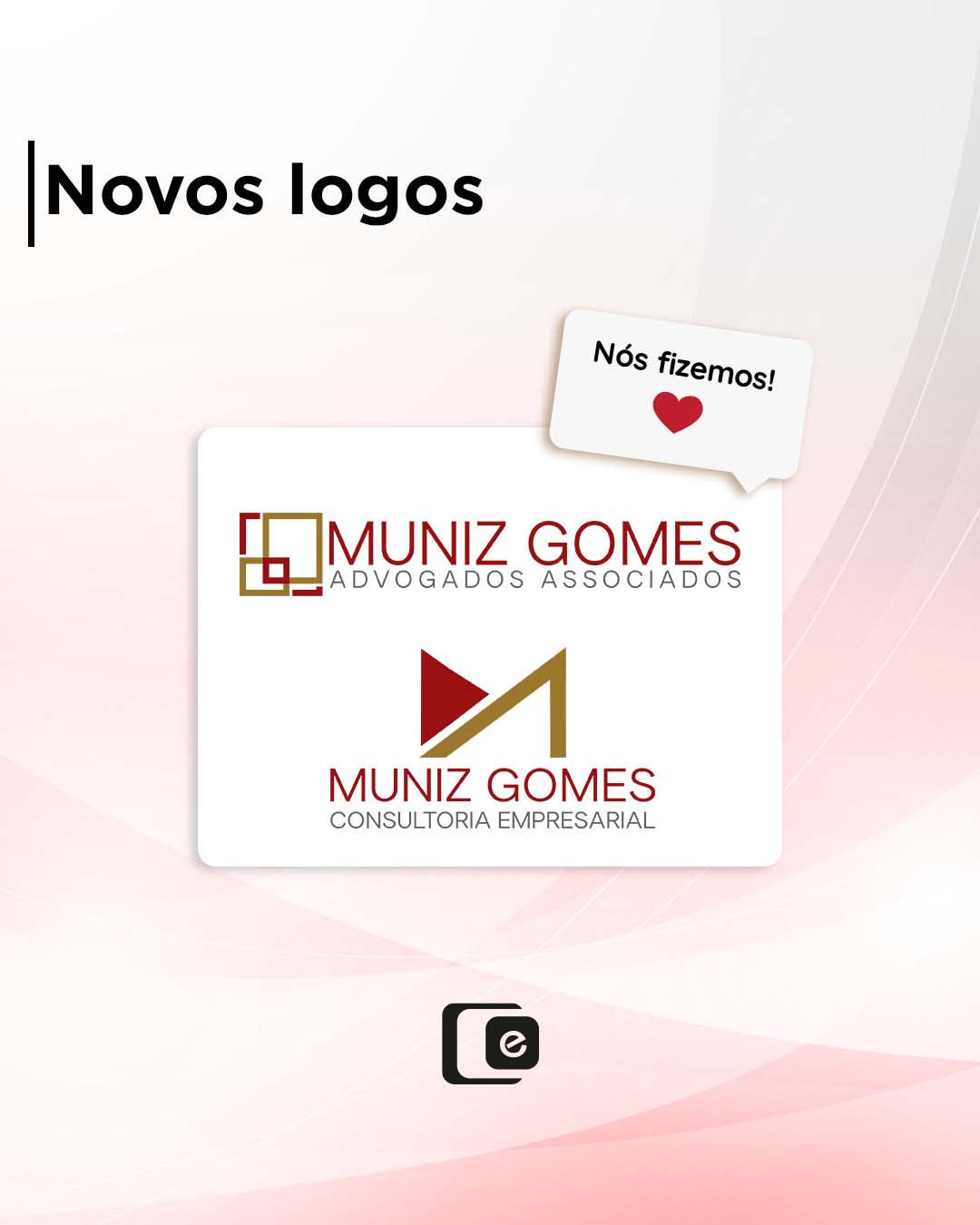 Celebrando nossas novas logos!!