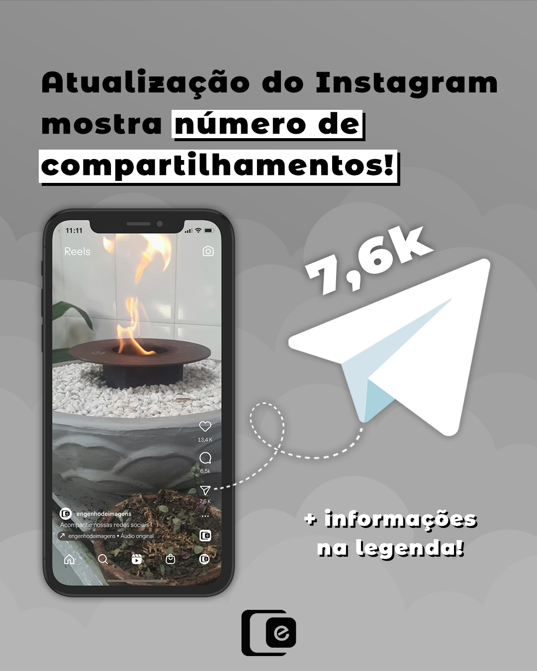 Nova atualização no Instagram!