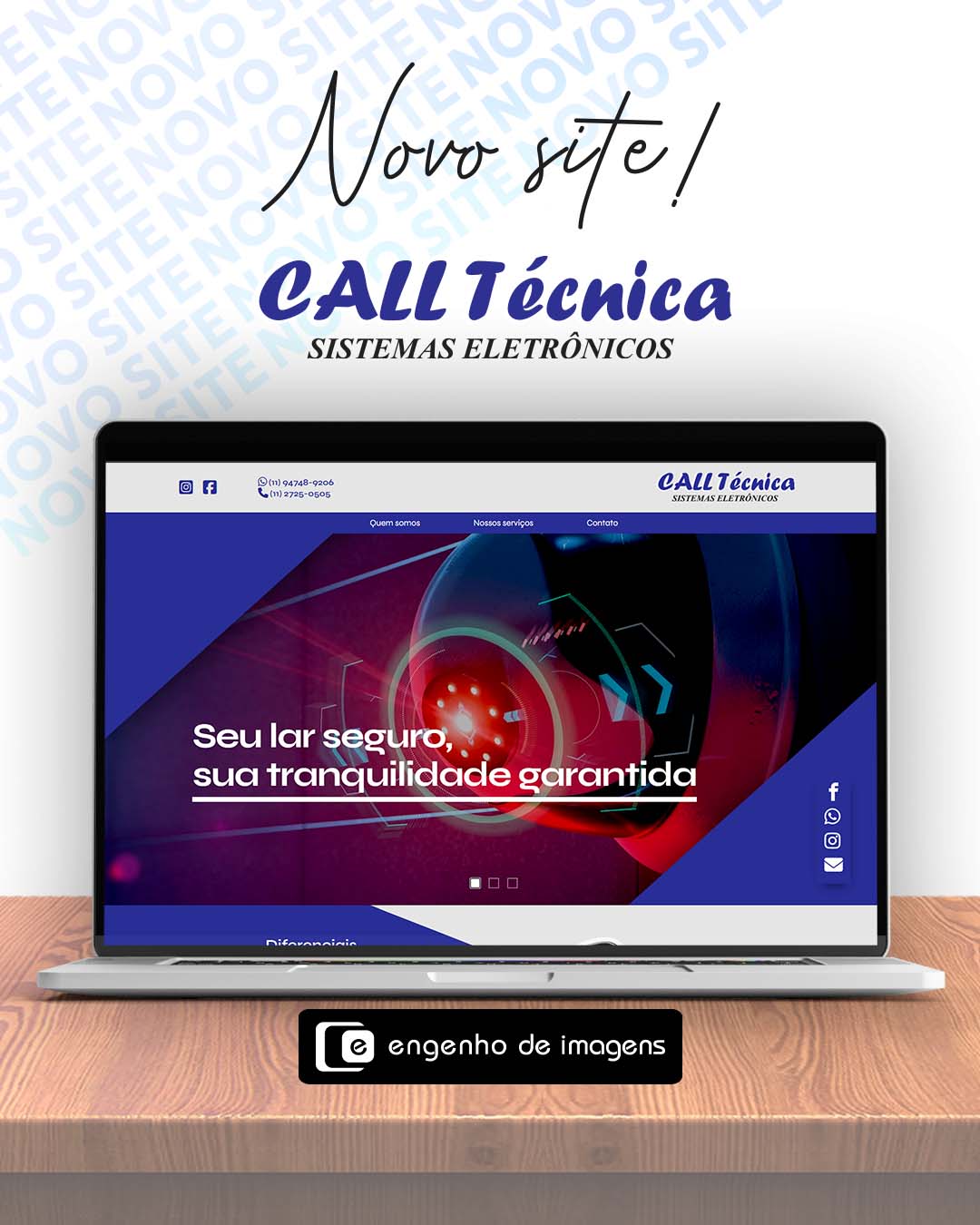 Site da Call Técnica NO AR!!!